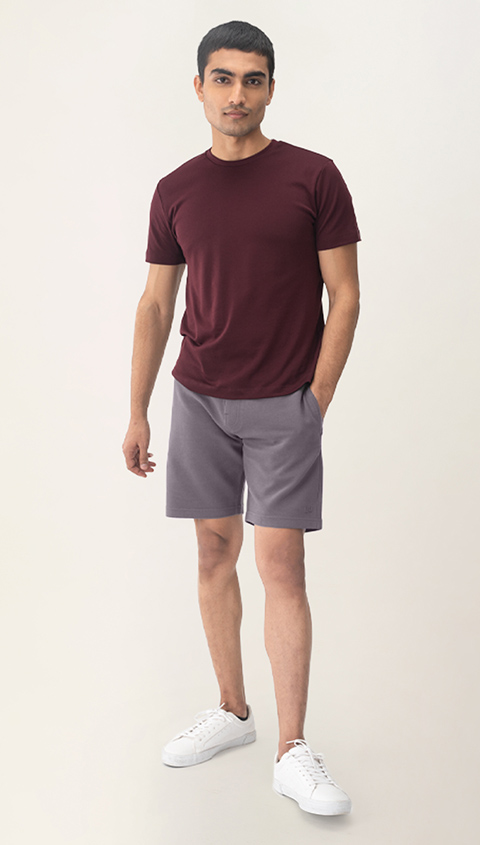 Constant 500 Day Casual Shorts Charcoal Grey