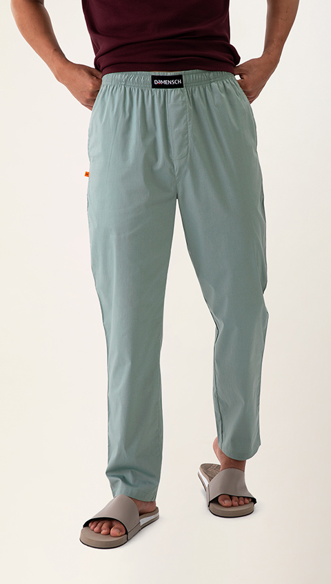 The Stretch Pyjama Pants Nap Green