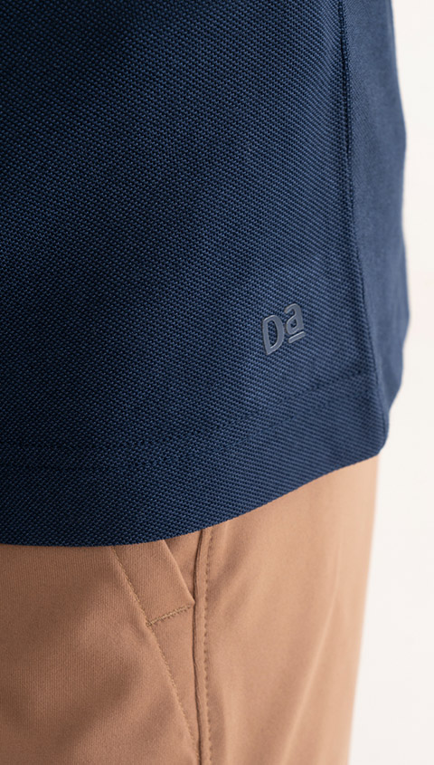 Statement All Degree Polo Zipper- French Navy
