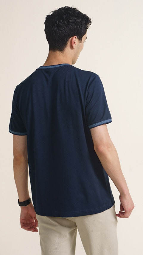Constant All-Degree Pique T-Shirts Mid Night Blue