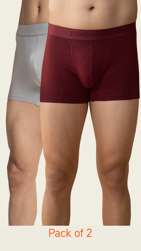 Value-Deal Deo-Soft Trunks Ruby Red, Space Grey